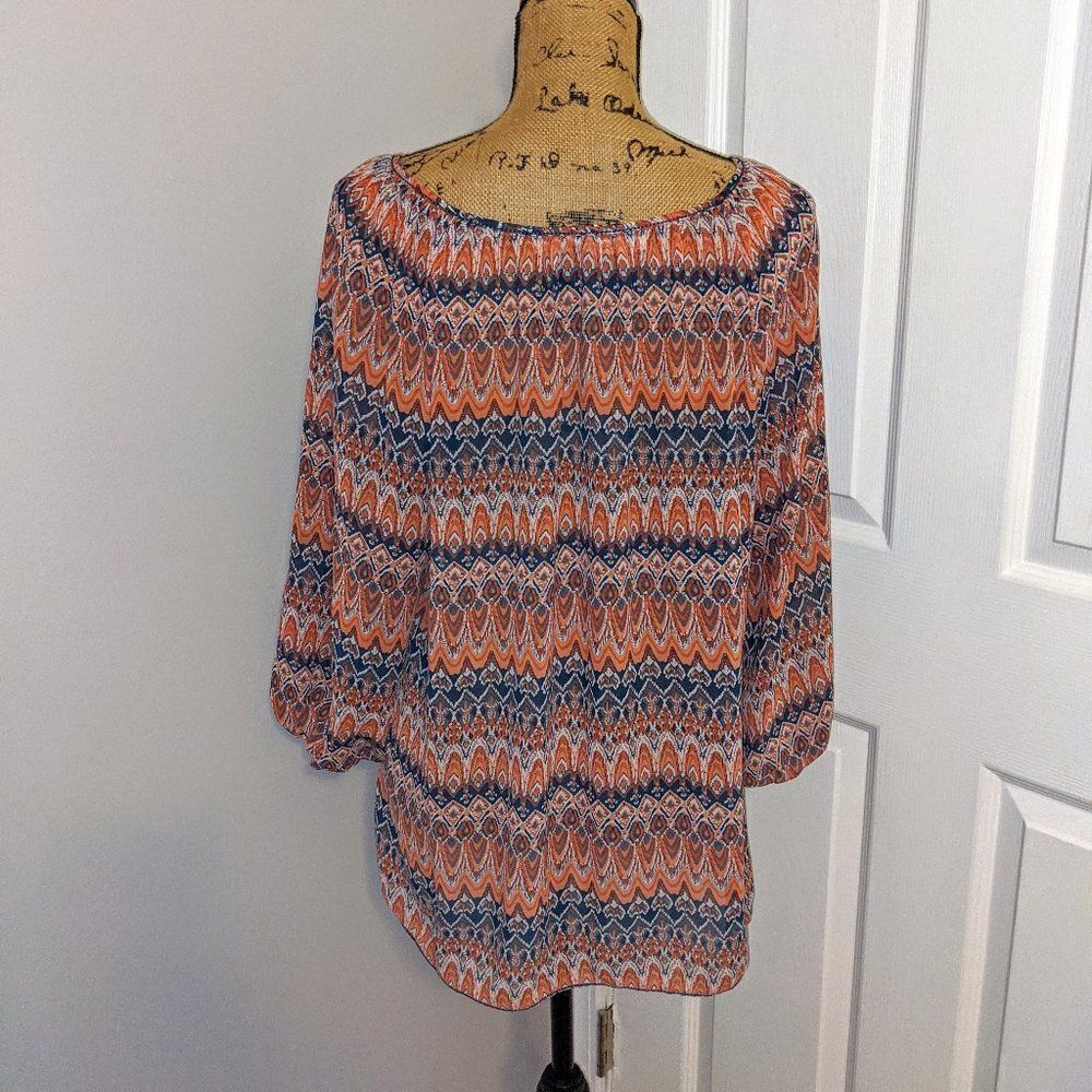 Flowy printed blouse - Picture 4 of 6